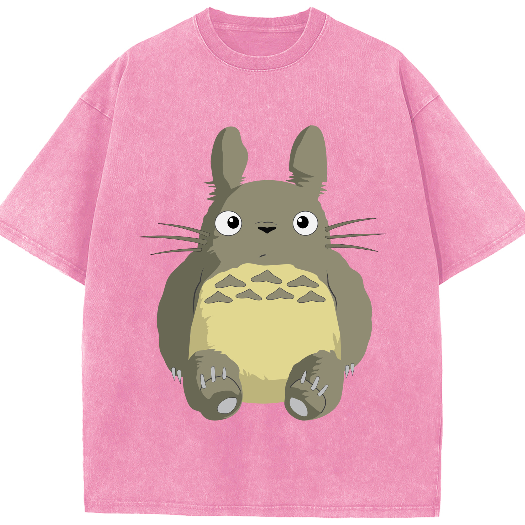 （画像用） となりのトトロ 草壁メイ 草壁サツキ My Neighbor Totoro Satsuki Kusakabe Mei Kusakabe 綿100% ヴィンテージ風 半袖Tシャツ（フロントプリント）